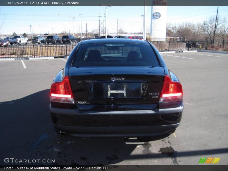 Black / Graphite 2002 Volvo S60 2.4T AWD