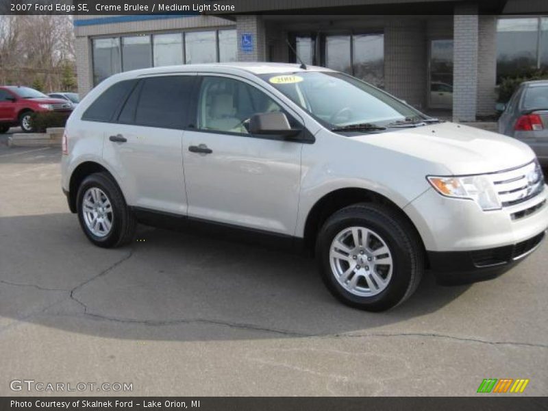 Creme Brulee / Medium Light Stone 2007 Ford Edge SE