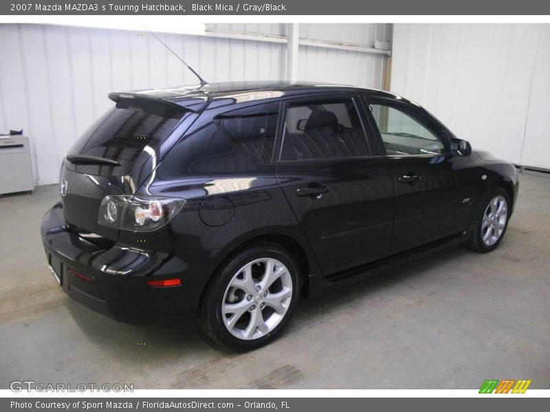 Black Mica / Gray/Black 2007 Mazda MAZDA3 s Touring Hatchback