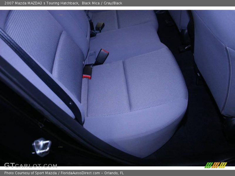 Black Mica / Gray/Black 2007 Mazda MAZDA3 s Touring Hatchback