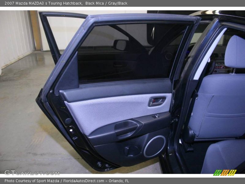 Black Mica / Gray/Black 2007 Mazda MAZDA3 s Touring Hatchback