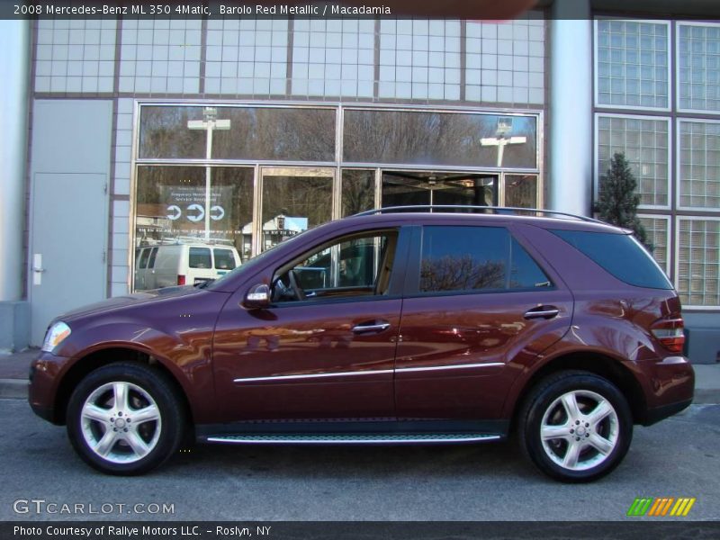 Barolo Red Metallic / Macadamia 2008 Mercedes-Benz ML 350 4Matic
