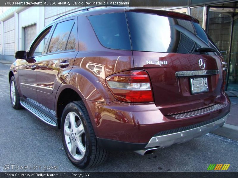 Barolo Red Metallic / Macadamia 2008 Mercedes-Benz ML 350 4Matic