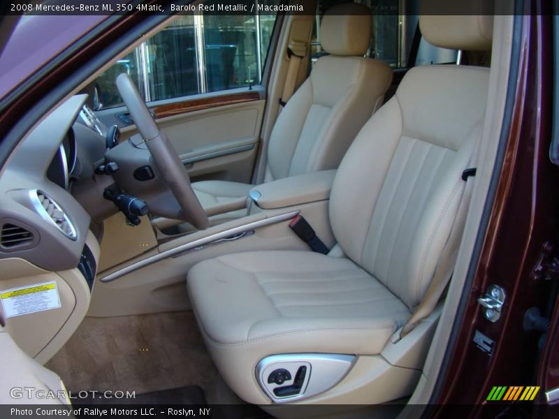 Barolo Red Metallic / Macadamia 2008 Mercedes-Benz ML 350 4Matic