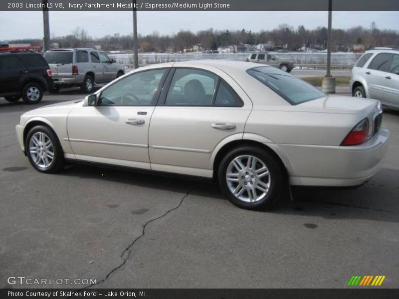 Ivory Parchment Metallic / Espresso/Medium Light Stone 2003 Lincoln LS V8