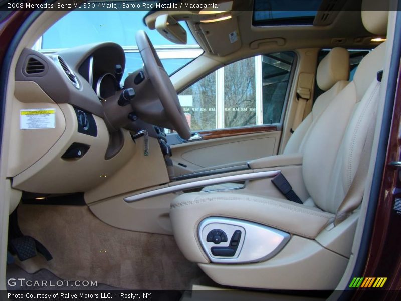 Barolo Red Metallic / Macadamia 2008 Mercedes-Benz ML 350 4Matic