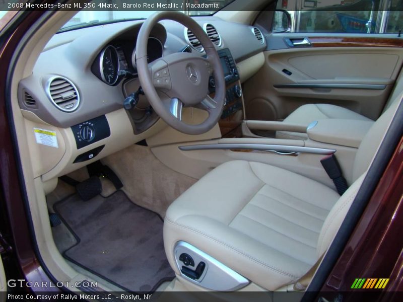 Barolo Red Metallic / Macadamia 2008 Mercedes-Benz ML 350 4Matic