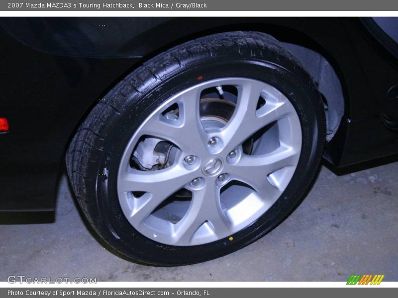 Black Mica / Gray/Black 2007 Mazda MAZDA3 s Touring Hatchback