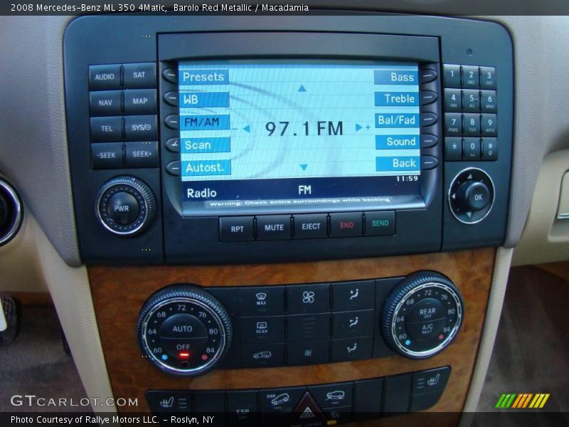 Barolo Red Metallic / Macadamia 2008 Mercedes-Benz ML 350 4Matic