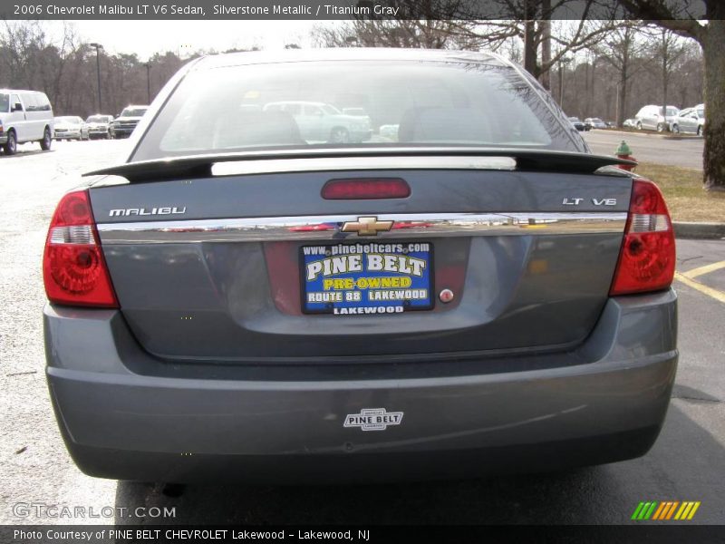 Silverstone Metallic / Titanium Gray 2006 Chevrolet Malibu LT V6 Sedan