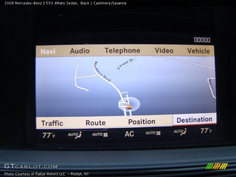 Black / Cashmere/Savanna 2008 Mercedes-Benz S 550 4Matic Sedan