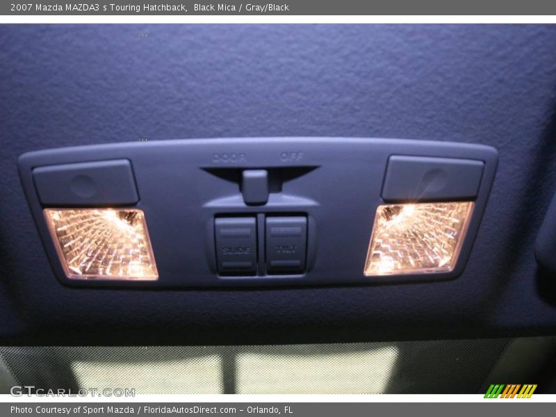 Black Mica / Gray/Black 2007 Mazda MAZDA3 s Touring Hatchback