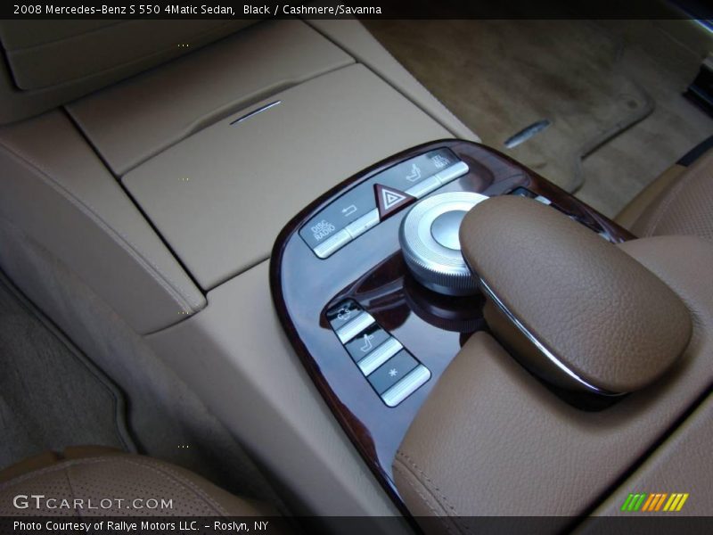 Black / Cashmere/Savanna 2008 Mercedes-Benz S 550 4Matic Sedan