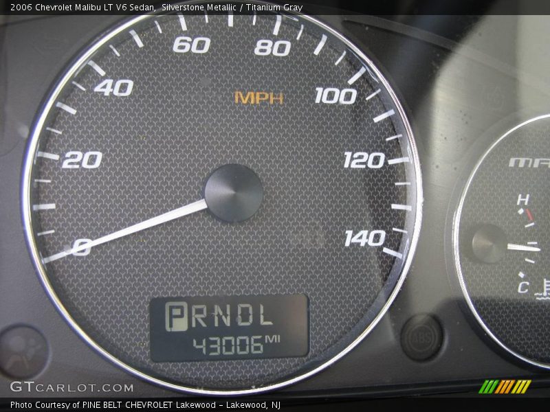 Silverstone Metallic / Titanium Gray 2006 Chevrolet Malibu LT V6 Sedan