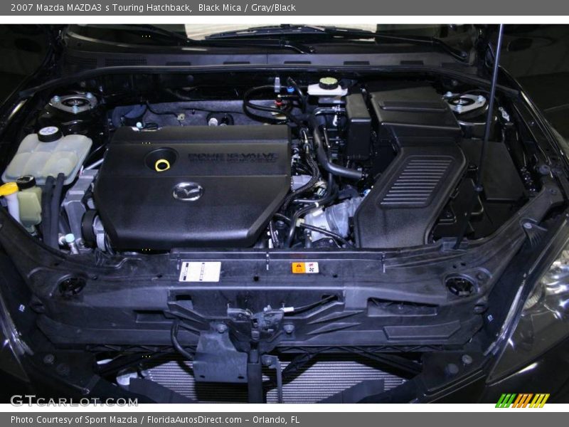 Black Mica / Gray/Black 2007 Mazda MAZDA3 s Touring Hatchback