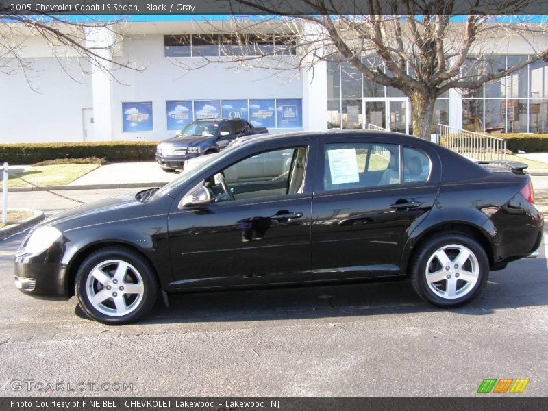 Black / Gray 2005 Chevrolet Cobalt LS Sedan