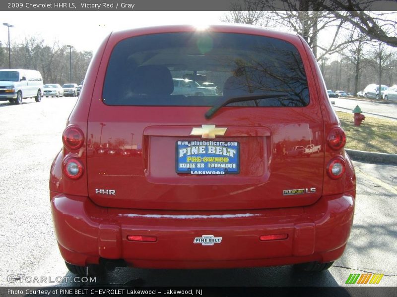 Victory Red / Gray 2009 Chevrolet HHR LS