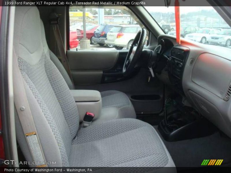 Toreador Red Metallic / Medium Graphite 1999 Ford Ranger XLT Regular Cab 4x4