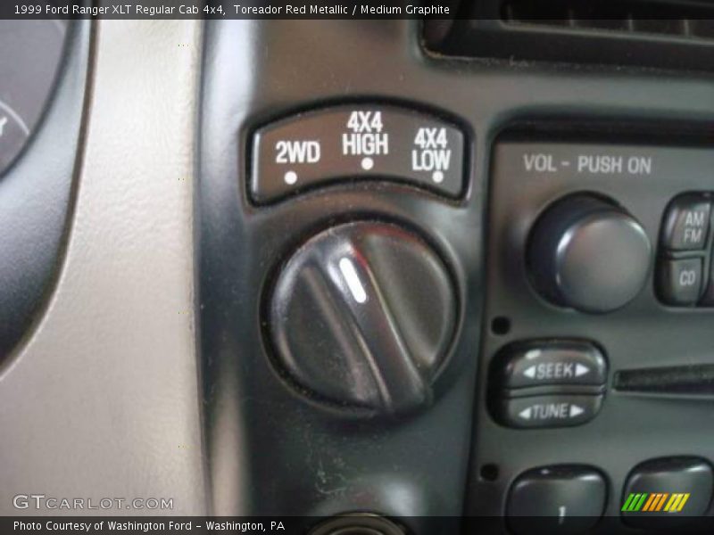 Toreador Red Metallic / Medium Graphite 1999 Ford Ranger XLT Regular Cab 4x4