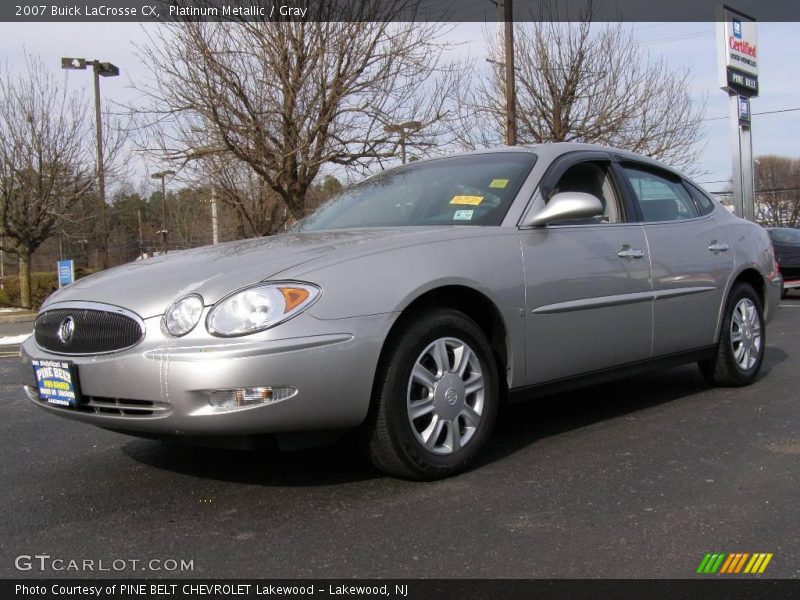 Platinum Metallic / Gray 2007 Buick LaCrosse CX