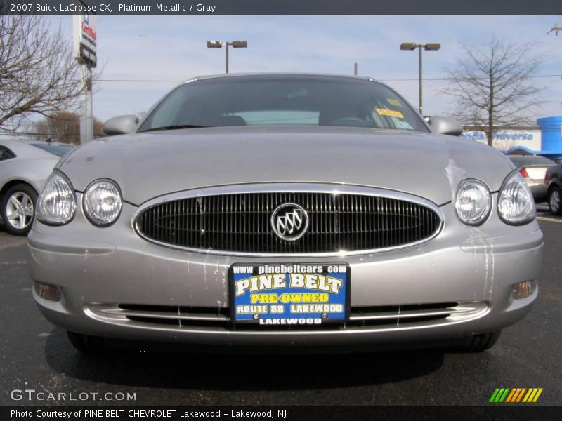 Platinum Metallic / Gray 2007 Buick LaCrosse CX