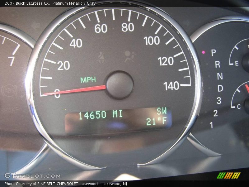 Platinum Metallic / Gray 2007 Buick LaCrosse CX
