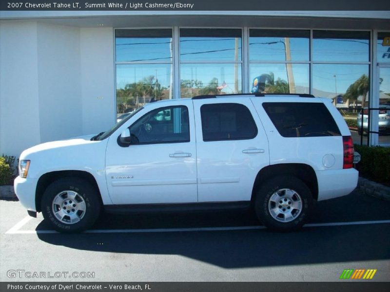 Summit White / Light Cashmere/Ebony 2007 Chevrolet Tahoe LT