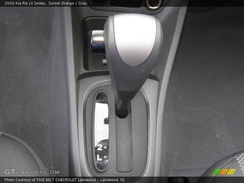 Sunset Orange / Gray 2009 Kia Rio LX Sedan