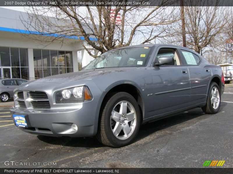 Silver Steel Metallic / Dark Slate Gray/Light Slate Gray 2007 Dodge Charger R/T AWD