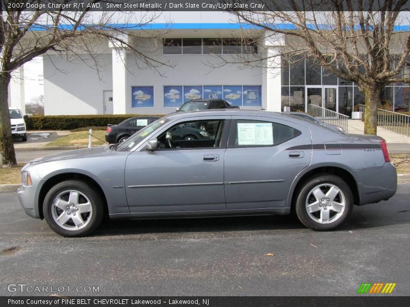 Silver Steel Metallic / Dark Slate Gray/Light Slate Gray 2007 Dodge Charger R/T AWD