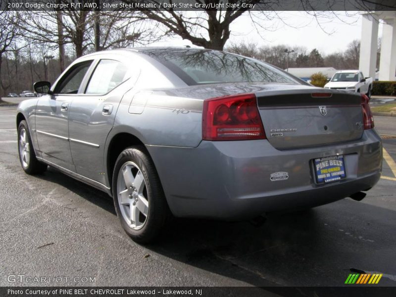 Silver Steel Metallic / Dark Slate Gray/Light Slate Gray 2007 Dodge Charger R/T AWD