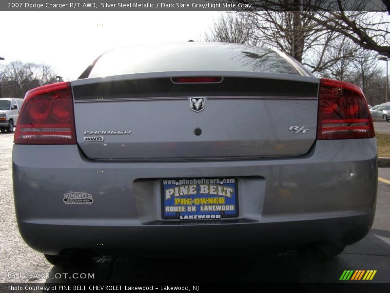 Silver Steel Metallic / Dark Slate Gray/Light Slate Gray 2007 Dodge Charger R/T AWD