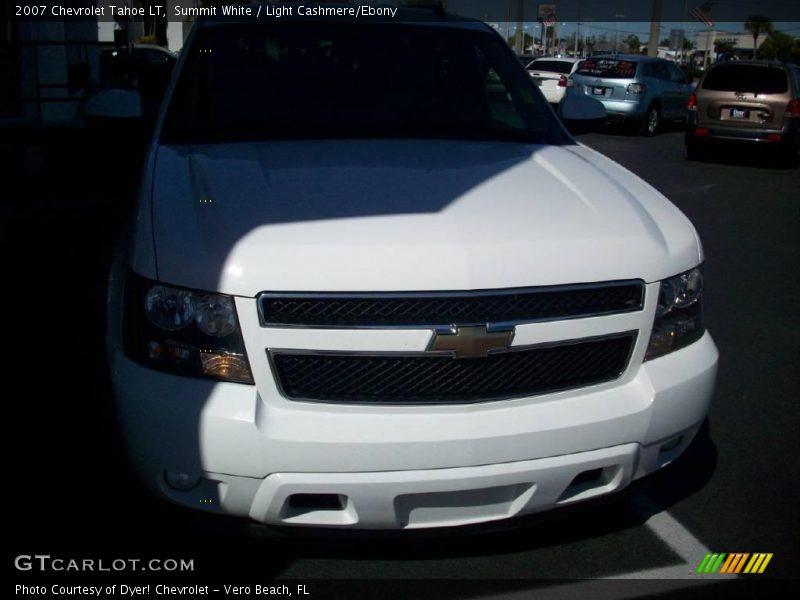 Summit White / Light Cashmere/Ebony 2007 Chevrolet Tahoe LT