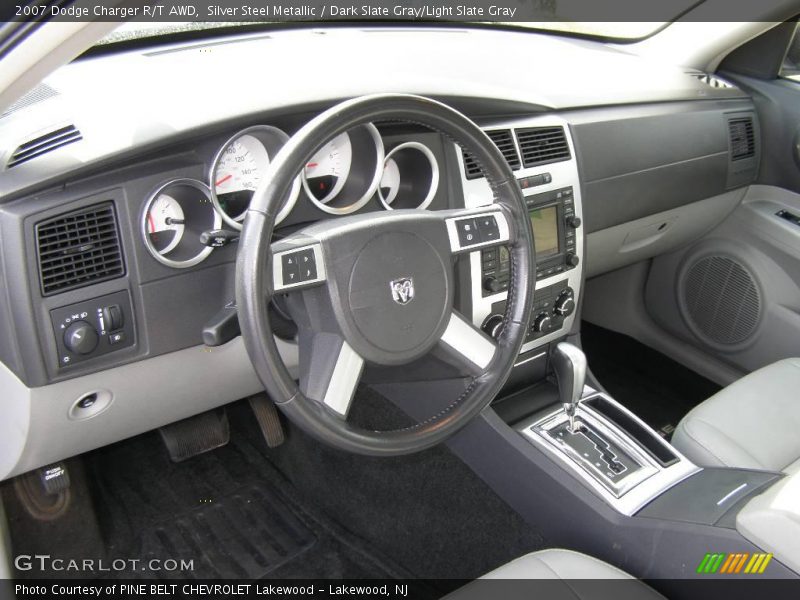 Silver Steel Metallic / Dark Slate Gray/Light Slate Gray 2007 Dodge Charger R/T AWD