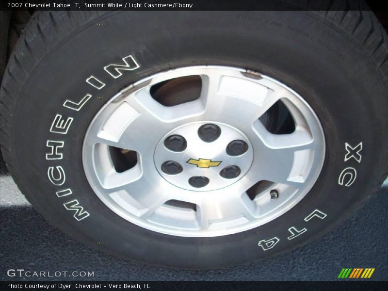 Summit White / Light Cashmere/Ebony 2007 Chevrolet Tahoe LT