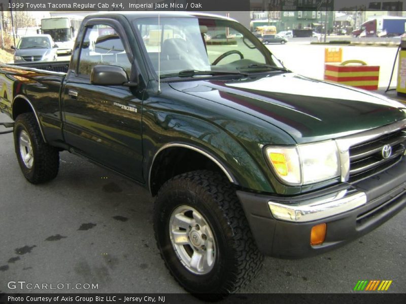 Imperial Jade Mica / Oak 1999 Toyota Tacoma Regular Cab 4x4
