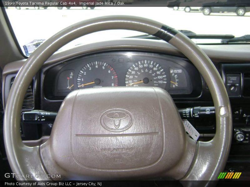 Imperial Jade Mica / Oak 1999 Toyota Tacoma Regular Cab 4x4
