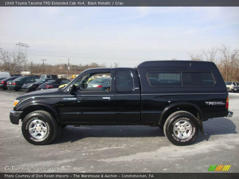 Black Metallic / Gray 1999 Toyota Tacoma TRD Extended Cab 4x4