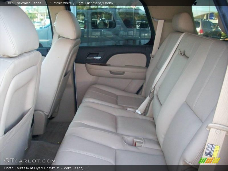 Summit White / Light Cashmere/Ebony 2007 Chevrolet Tahoe LT
