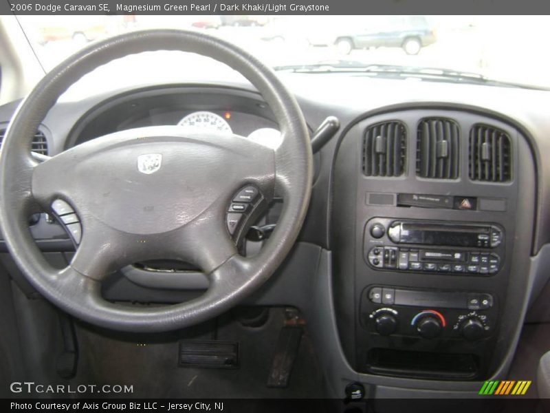 Magnesium Green Pearl / Dark Khaki/Light Graystone 2006 Dodge Caravan SE