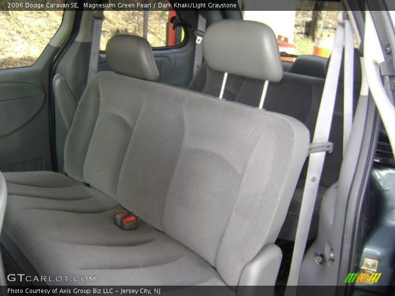 Magnesium Green Pearl / Dark Khaki/Light Graystone 2006 Dodge Caravan SE