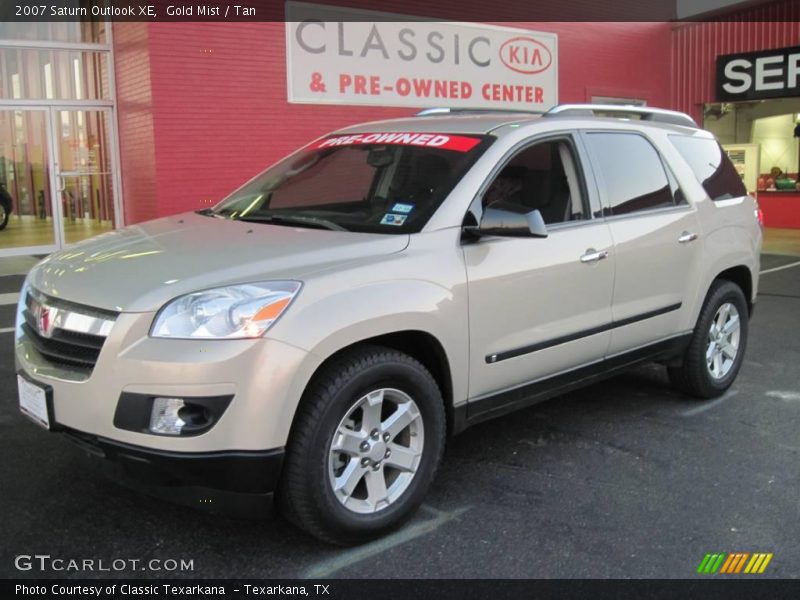Gold Mist / Tan 2007 Saturn Outlook XE