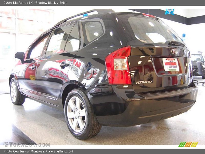 Shadow Black / Beige 2009 Kia Rondo LX