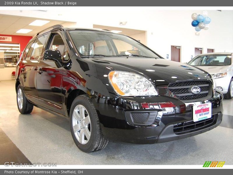 Shadow Black / Beige 2009 Kia Rondo LX