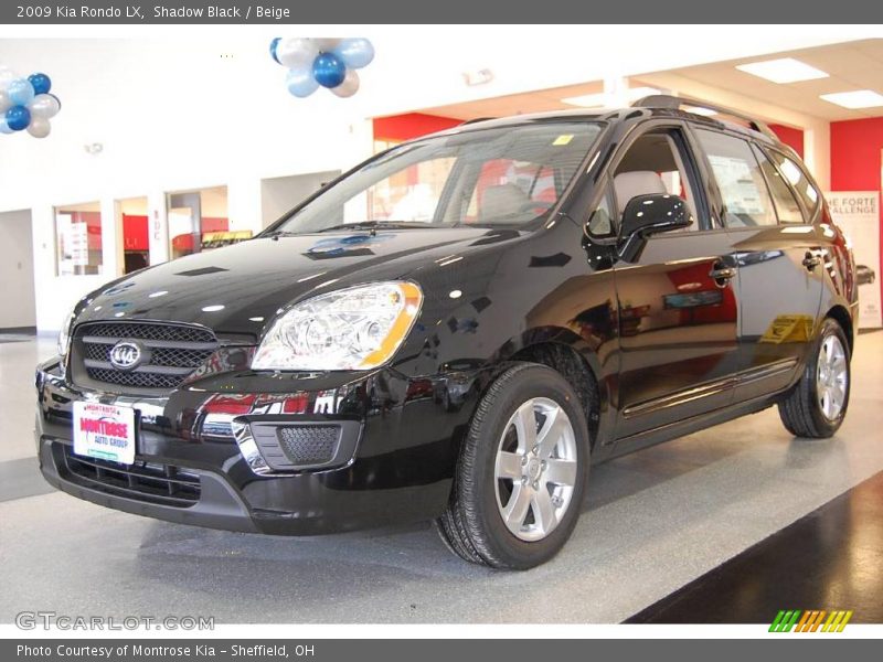 Shadow Black / Beige 2009 Kia Rondo LX