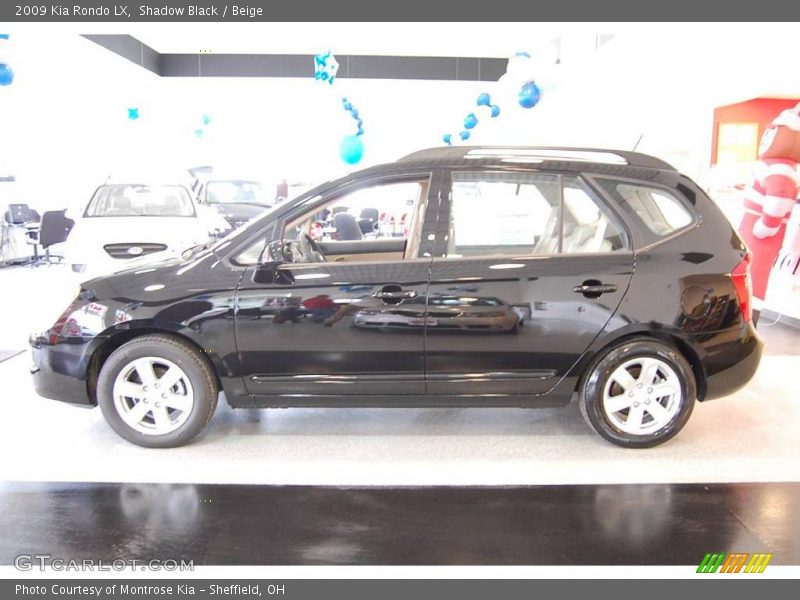 Shadow Black / Beige 2009 Kia Rondo LX