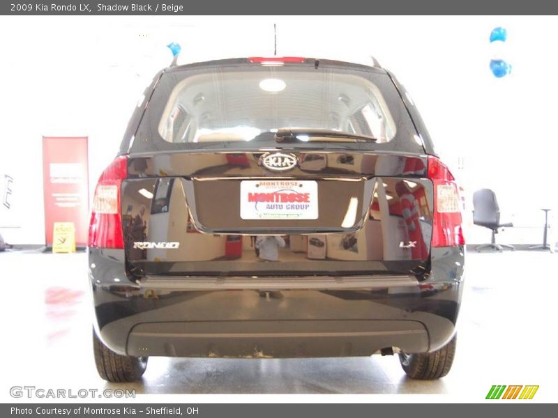 Shadow Black / Beige 2009 Kia Rondo LX