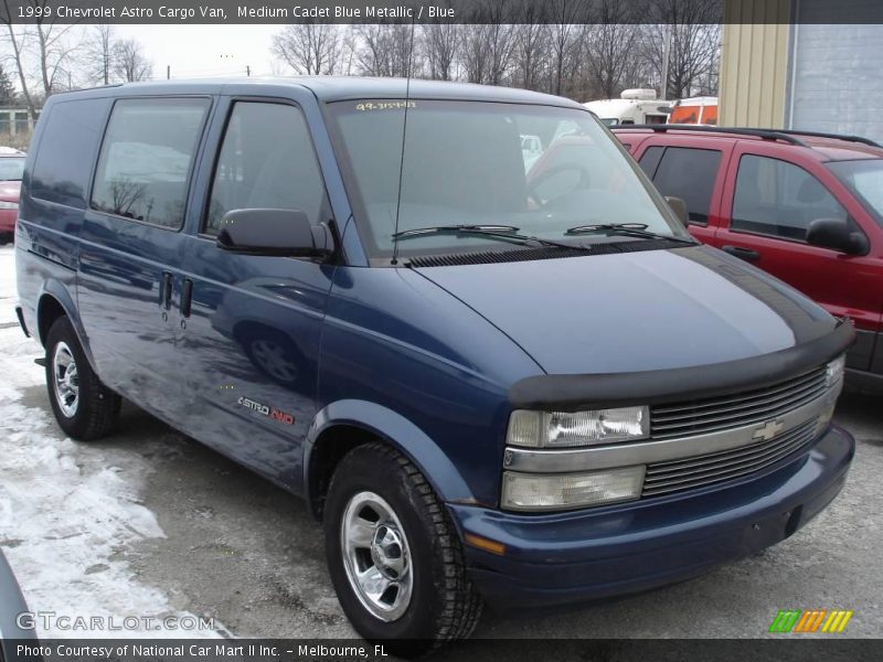 Medium Cadet Blue Metallic / Blue 1999 Chevrolet Astro Cargo Van