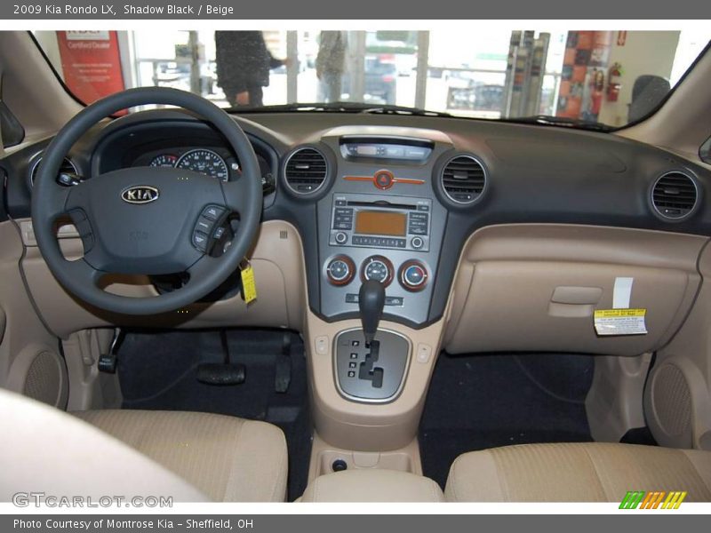 Shadow Black / Beige 2009 Kia Rondo LX