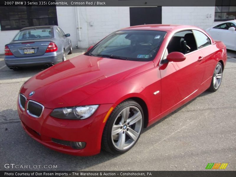 Crimson Red / Black 2007 BMW 3 Series 335i Convertible